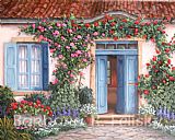 Barbara Felisky Rose Around The Door painting